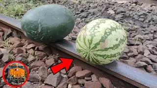Train vs Water Mallon Experiment OMG 😳 || Train Experiments @TrainExperiments