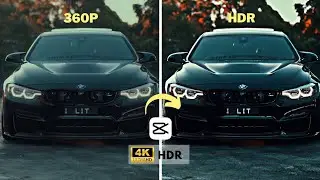 Easily make your videos HDR in Capcut | Capcut 4K quality tutorial