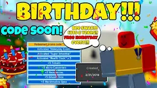 *NEW* BEE SWARMS BIRTHDAY Code SOON! (Bee Swarm Simulator)