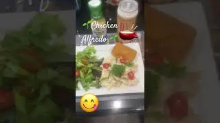 🌱￼Chicken Alfredo, 🌱cornbread 🌱garden salad🥗