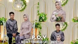 Motret Tunangan Lamaran Engagement | Photoshoot | POV | BTS - Canon M50 Sigma 30mm F1.4 - Satu Lampu