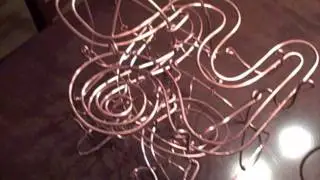 Copper Rolling Ball Sculptures 9, and 10