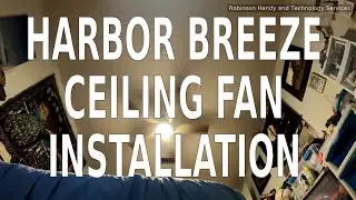Harbor Breeze Ceiling Fan Install With Remote