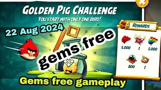 Angry birds 2 the golden pig challenge (gems free gameplay version 2) 22 Aug 2024 