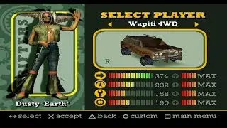 Vigilante 8 2nd Offense | Wapiti 4WD (Full Upgrade) / Dusty Earth Survival