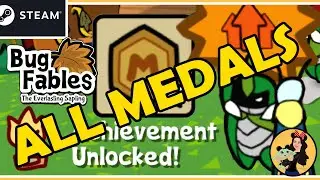 ALL MEDALS IN BUGARIA (EXCLUDING ONES TO BUY / EXCHANGE) - Bug Fables; the Everlasting Sapling
