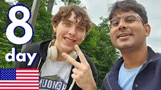 My first American friend is tall, kind & handsome #day8 #usa 10 Aug 2023 | 🇮🇳 India to 🇺🇸 USA ✈️