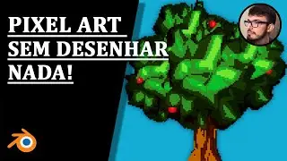PIXEL ART SEM DESENHAR NADA! - Blender