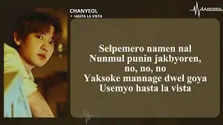 CHANYEOL HASTA LA VISTA LYRICS