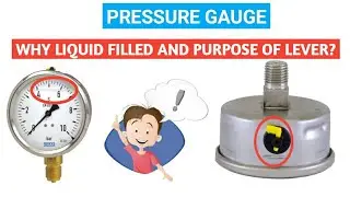 Why Liquid filled in  Pressure gauge&Why Plug in Top side?