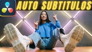 Cómo añadir SUBTÍTULOS AUTOMÁTICOS en Davinci Resolve Studio | Tutorial
