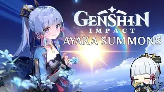 Pulling for Ayaka 0 MINUTES after her release #genshinimpact #ayaka