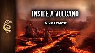 Inside A Volcano | Magma, Searing Fire, Lava, Ambience | 1 Hour 