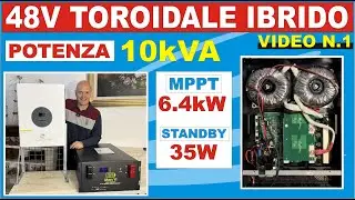 10kVA HYBRID MPPT TOROIDAL INVERTER 6.4kW 
