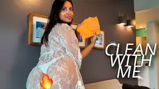 [4K] Satisfying Cleaning With Me | Transparent Clean with Me | ASMR