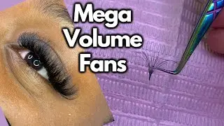 How To Make Mega Volume Fans | Lash Tech Tips