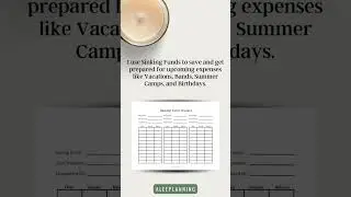 Sinking Funds