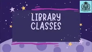 Library classes in Java