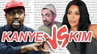 SUPER TRETA de KANYE WEST com KIM KARDASHIAN por causa da FILHA *parte 1*