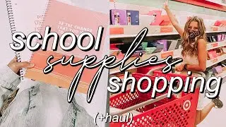 SCHOOL SUPPLIES SHOPPING + HAUL 2020 | college student necessities!