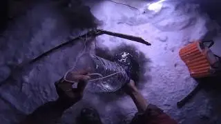 Проверка перемета на налима. Новогодняя рыбалка  30.12.2019г