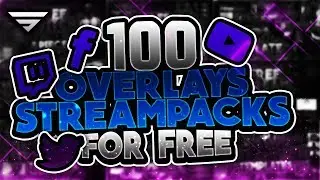 100 FREE Streamoverlays, Streampacks and many more | FREE DOWNLOAD | Seangraphicx