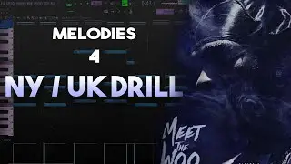 HOW TO MAKE SIMPLE NY/UK DRILL MELODIES | FL STUDIO TUTORIAL