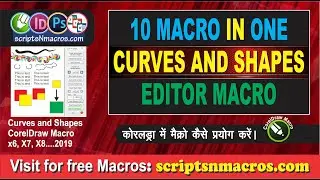 10 Useful CorelDraw Macro in One - Curves and Shapes Editor Macro