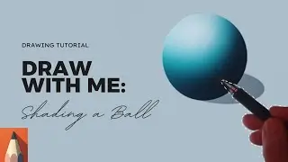 Draw With Me | Shading a Ball Illustration | Digital Art Tutorial