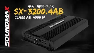 #SOUNDMAX SX-3200.4AB , 4 KANAL AMPLİFİKATÖR