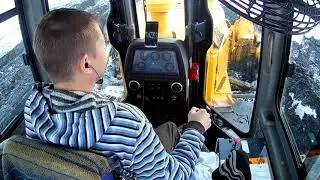 Работа на Бульдозере ZOOMLION zd220-3