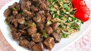 Very beautifully cooked scrumptious chicken liver recipe