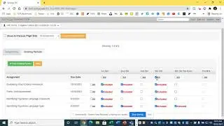 SIS Rolling Gradebook: Checking Assignments for Quarter 1 for Semester Classes