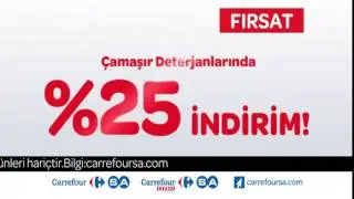 CarrefourSA HaftaSonu İndirimi Çamaşır Deterjanları Reklamı