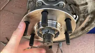 How to replace a Nissan Frontier wheel bearing with basic tools 2005-2021