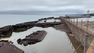 Let’s go for a walk! Virtual walk to the Grand Marais MN lighthouse