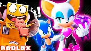 ROUGE THE BAT И СОНИК В СИМУЛЯТОР СКОРОСТИ СОНИКА! ROBLOX Sonic Speed Simulator