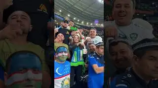 Getting some tea 🫖 after the game. Sila Uzbek! 🇺🇿 Sorry India!