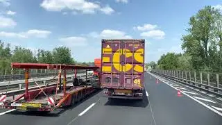 Acidente de camião na A1 França #838