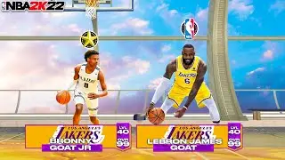 LeBron & Bronny James TAKE OVER the PARK in NBA2K22