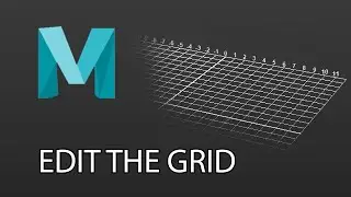 Maya Tutorial - Edit the Grid