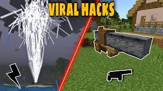Testing Minecraft Viral Tiktok Hacks || GAmen