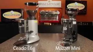 Grinder Comparison: Mazzer Mini and Ceado E6