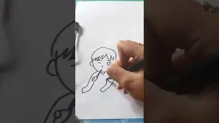 Anak lomba kelereng 17 an #drawing #lomba17an