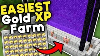 Easiest Gold XP Farm Minecraft Bedrock 26.1+ (2026)