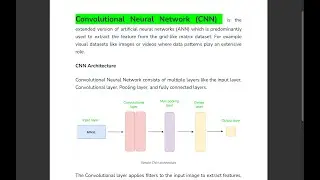Convolutional Neural Network (CNN) in Deep Learning | ConvNet Tutorial in Hindi