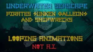 Pirate Shipwrecks Video Background - Pirates Shipwreck Video Loop