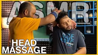 ASMR Relaxing Head Massage and Body Twisting W. Ear and Knuckles Cracking💈#asmr