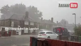 Extreme #Flood and #Storm in #London #UK That escalated very quickly!!!
