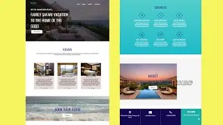 Website Design Template | Reosrt Concept | Website Design Using HTML5 & CSS3 | Website Design.